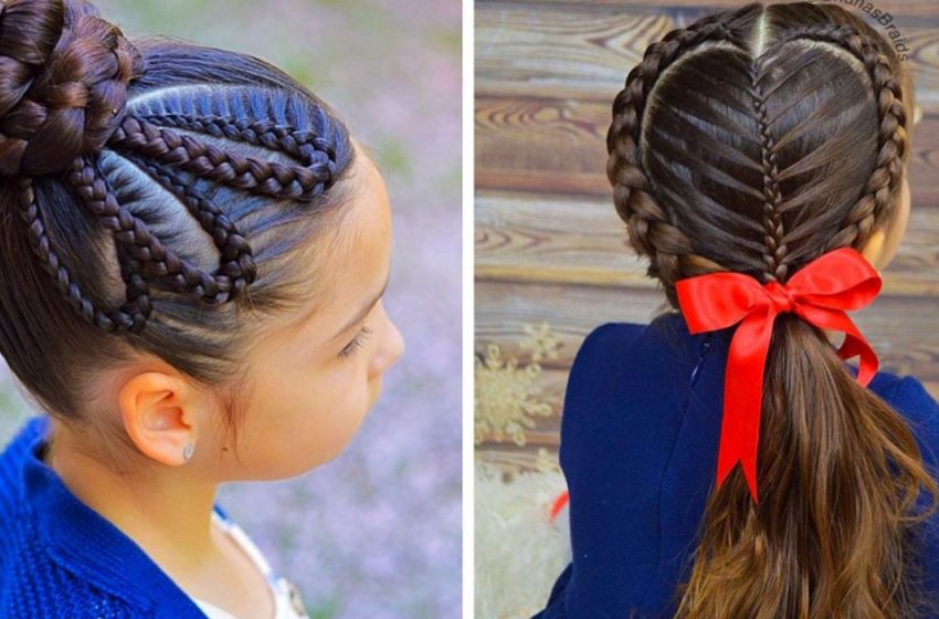  Mom makes her daughters incredible hairstyles, pictures of which she shares on the Internet