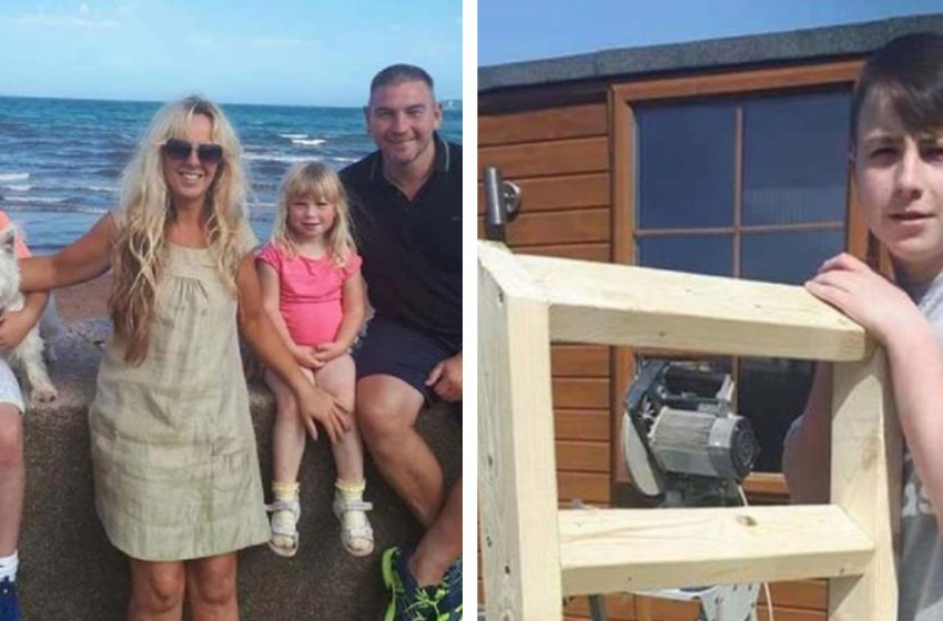  A 14-year-old boy built a house for his little sister with his own hands