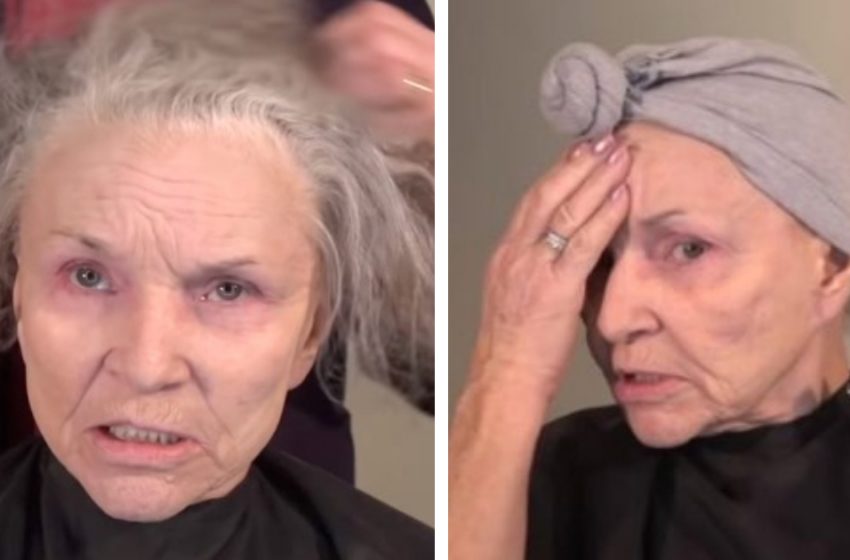  “Got Millions Of Views!”:”Amazing Makeup Transformation Of an Elderly Granny Went Viral!